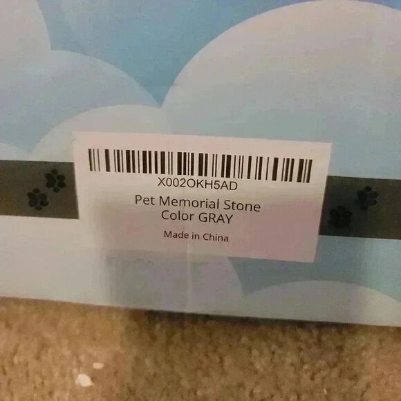 OBSI Pet memorial stone heart shape - Picture 3 of 6